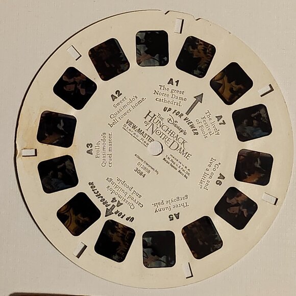 WALT DISNEY'S Hunchback of Notre Dame View Master Reels x 3 - Picture 2 of 5